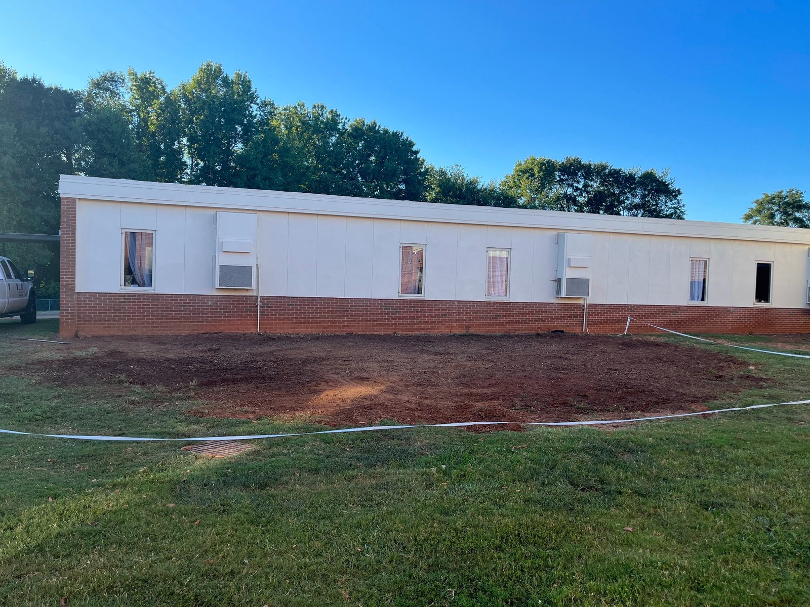 After stump grinding in Campobello SC