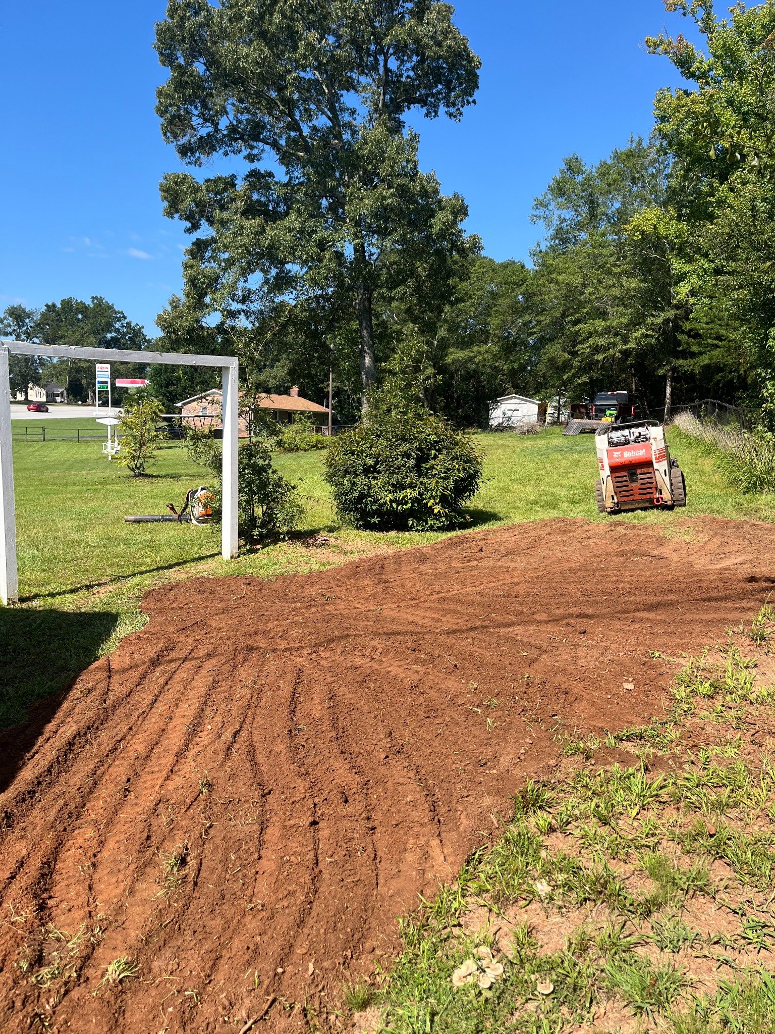 After stump grinding project 10