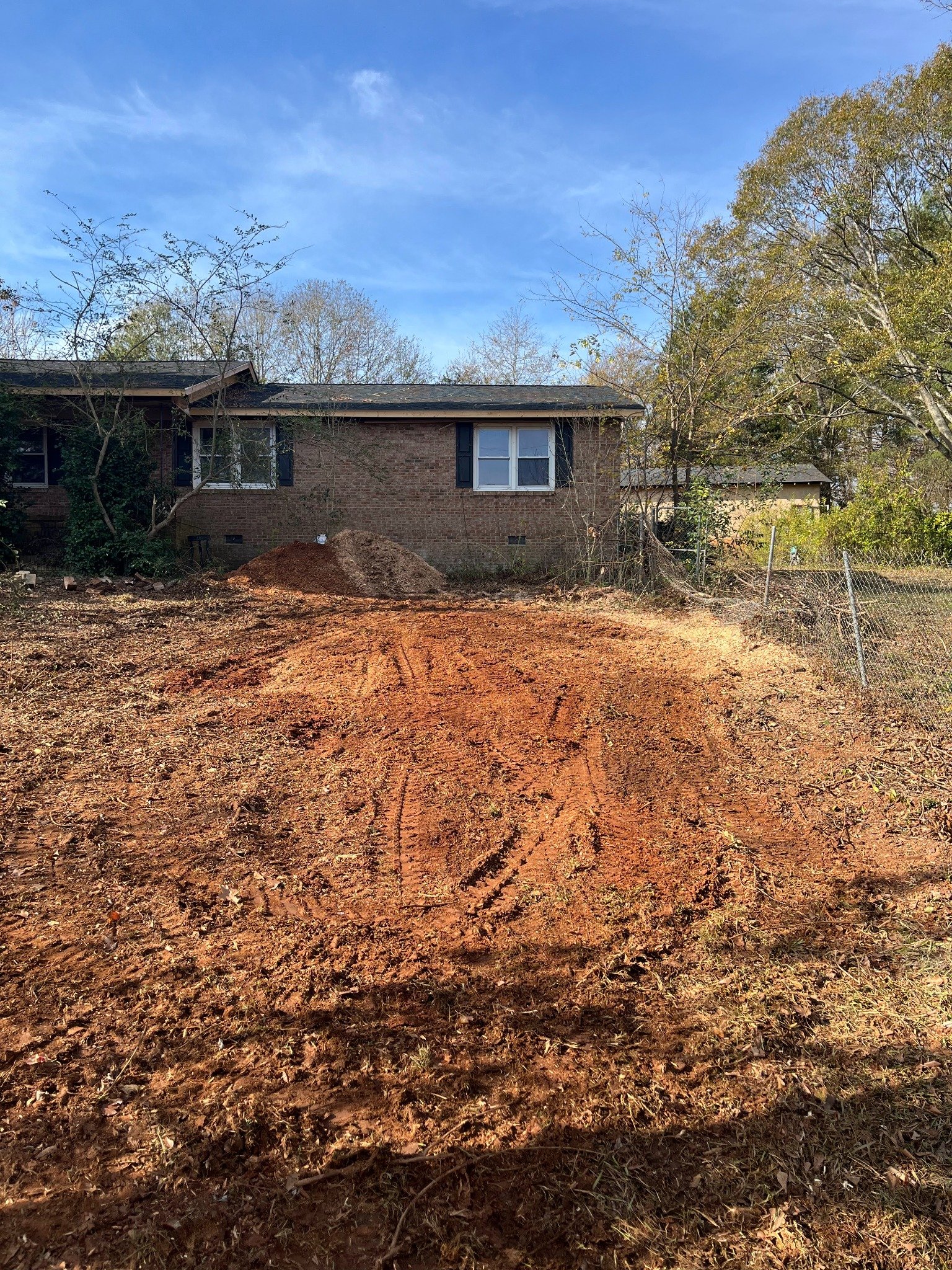 After stump grinding project 17