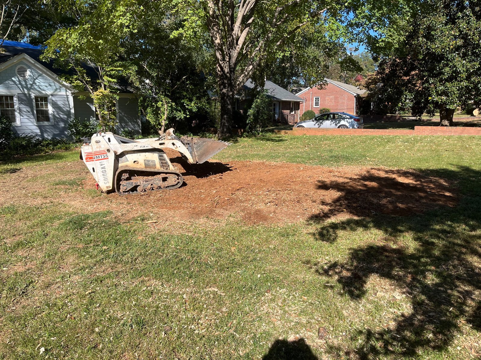 After stump grinding in Wellford SC